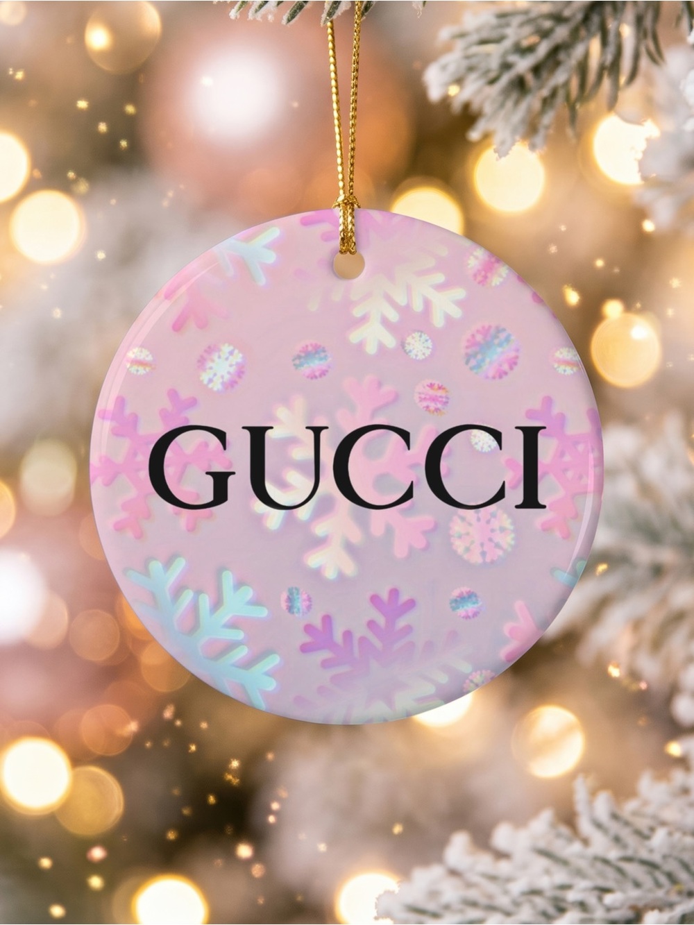 HANDMADE FASHION Ceramic Christmas Ornament